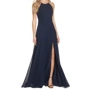 Jenny Yoo Navy Kayla dress